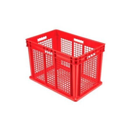 Akro-Mils Mesh Straight Wall Container 2 PK 37616RED